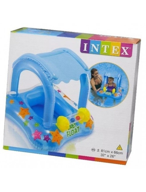 Boia infantil com cobertura Baby Float INTEX